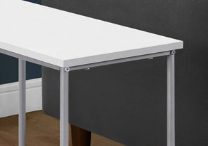 White /silver Accent Table / Side Table - I 2077