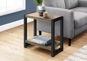 Dark Taupe /black Accent Table / Side Table - I 2083