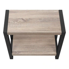 Load image into Gallery viewer, Dark Taupe /black Accent Table / Side Table - I 2083