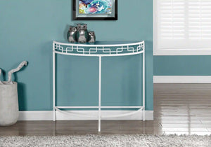 White /clear Accent Table - I 2112