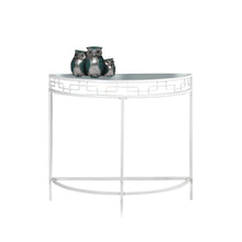 Load image into Gallery viewer, White /clear Accent Table - I 2112