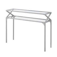 Load image into Gallery viewer, Silver /clear Accent Table - I 2115