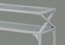 Load image into Gallery viewer, Silver /clear Accent Table - I 2115