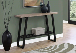 Dark Taupe /black Accent Table - I 2117