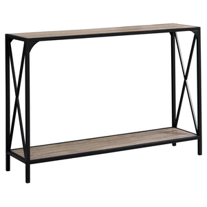 Dark Taupe /black Accent Table - I 2125