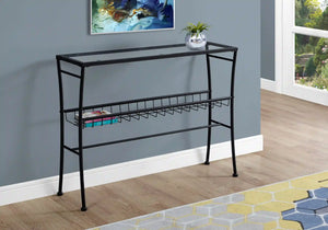 Black /clear Accent Table - I 2127