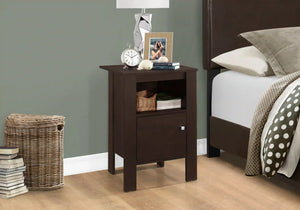 Espresso Accent Table / Night Stand / Side Table - I 2135