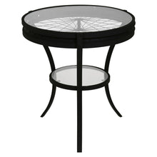 Load image into Gallery viewer, Black /clear Accent Table / Side Table - I 2140