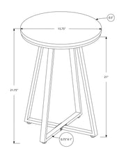 Load image into Gallery viewer, Grey /black Accent Table - I 2176
