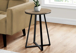 Dark Taupe /black Accent Table - I 2177