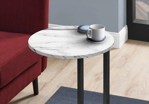 White /black Accent Table / Side Table - I 2210