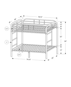 Silver Bunk Bed - I 2233S