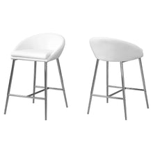 Load image into Gallery viewer, White Bar Stool - I 2296