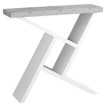 Load image into Gallery viewer, White /grey Accent Table - I 2405