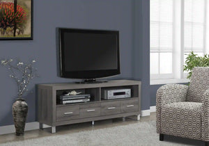 Dark Taupe /silver Tv Stand - I 2517
