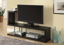 Load image into Gallery viewer, Espresso /silver Tv Stand - I 2550