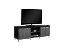Load image into Gallery viewer, Black /grey / Silver Tv Stand - I 2590
