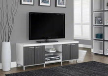 Load image into Gallery viewer, White /grey / Silver Tv Stand - I 2591