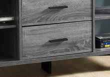 Load image into Gallery viewer, Grey /black Tv Stand - I 2762