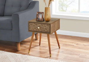 Walnut Accent Table / End Table / Night Stand - I 2837