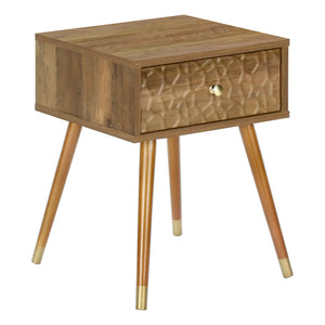 Walnut Accent Table / End Table / Night Stand - I 2837