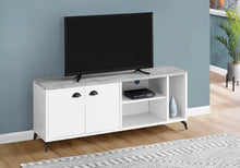 Load image into Gallery viewer, White /grey Tv Stand - I 2841