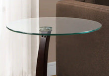 Load image into Gallery viewer, Espresso /clear Accent Table / Side Table - I 3001