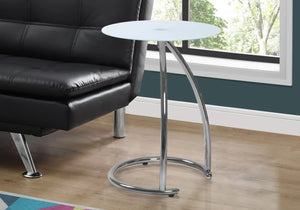 Chrome /white Accent Table / Side Table - I 3003