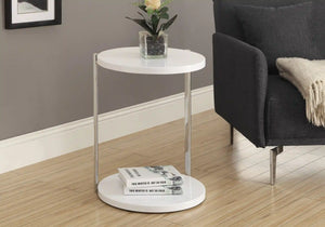 White Accent Table / Side Table - I 3056