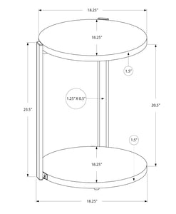 White Accent Table / Side Table - I 3056