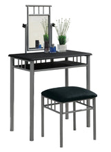 Load image into Gallery viewer, Black /silver Vanity Set - I 3092