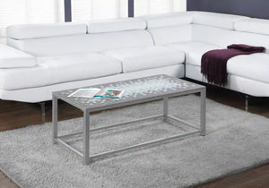 Grey /blue / White Accent Table / Coffee Table - I 3140