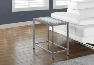 Grey /blue / White Accent Table / Side Table - I 3143