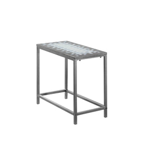 Grey /blue / White Accent Table / Side Table - I 3143