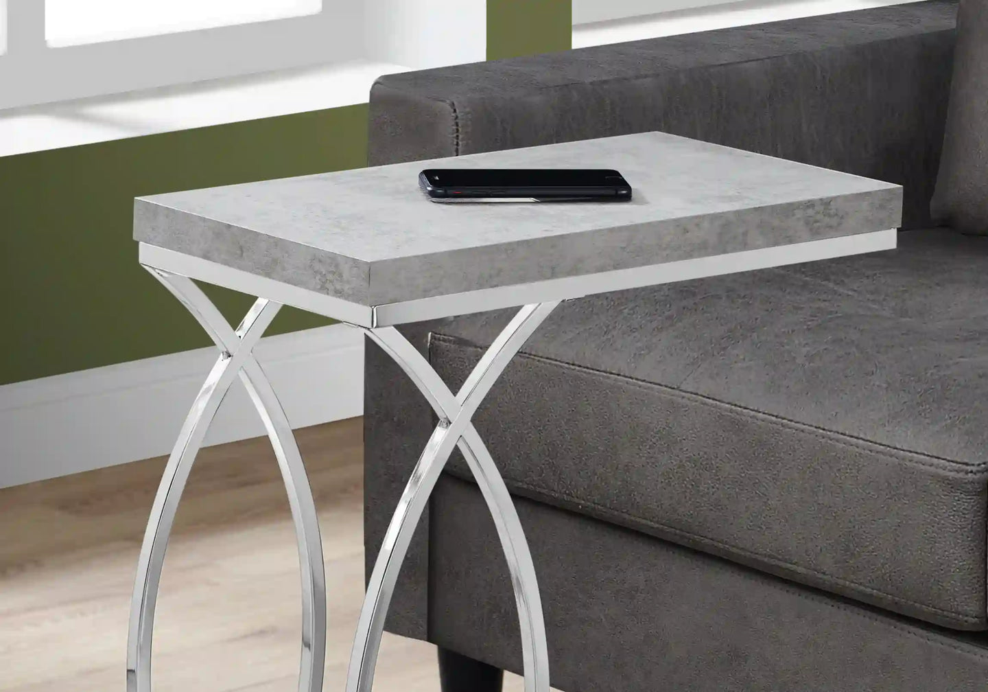 Grey Accent Table / C Table - I 3185