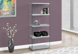 Grey /clear Bookcase - I 3233