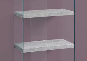 Grey /clear Bookcase - I 3233