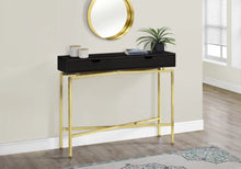 Load image into Gallery viewer, Espresso /gold Accent Table - I 3239
