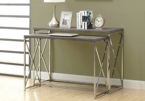 Dark Taupe Accent Table - I 3257