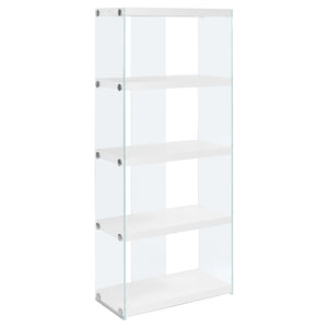 White /clear Bookcase - I 3289