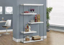 Load image into Gallery viewer, White /clear Bookcase - I 3290