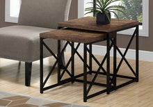 Load image into Gallery viewer, Brown /black Nesting Table - I 3413