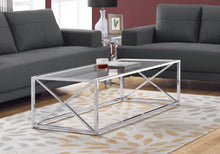 Load image into Gallery viewer, Chrome /clear Accent Table / Coffee Table - I 3440