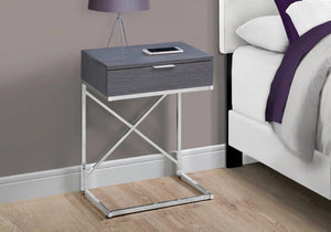Grey Accent Table / Night Stand / Side Table - I 3474