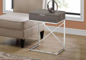 Dark Taupe Accent Table / Night Stand / Side Table - I 3475