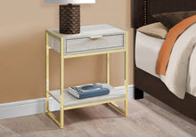 Load image into Gallery viewer, Beige /gold Accent Table / Night Stand / Side Table - I 3483