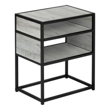 Load image into Gallery viewer, Grey /black Accent Table / Night Stand / Side Table - I 3506