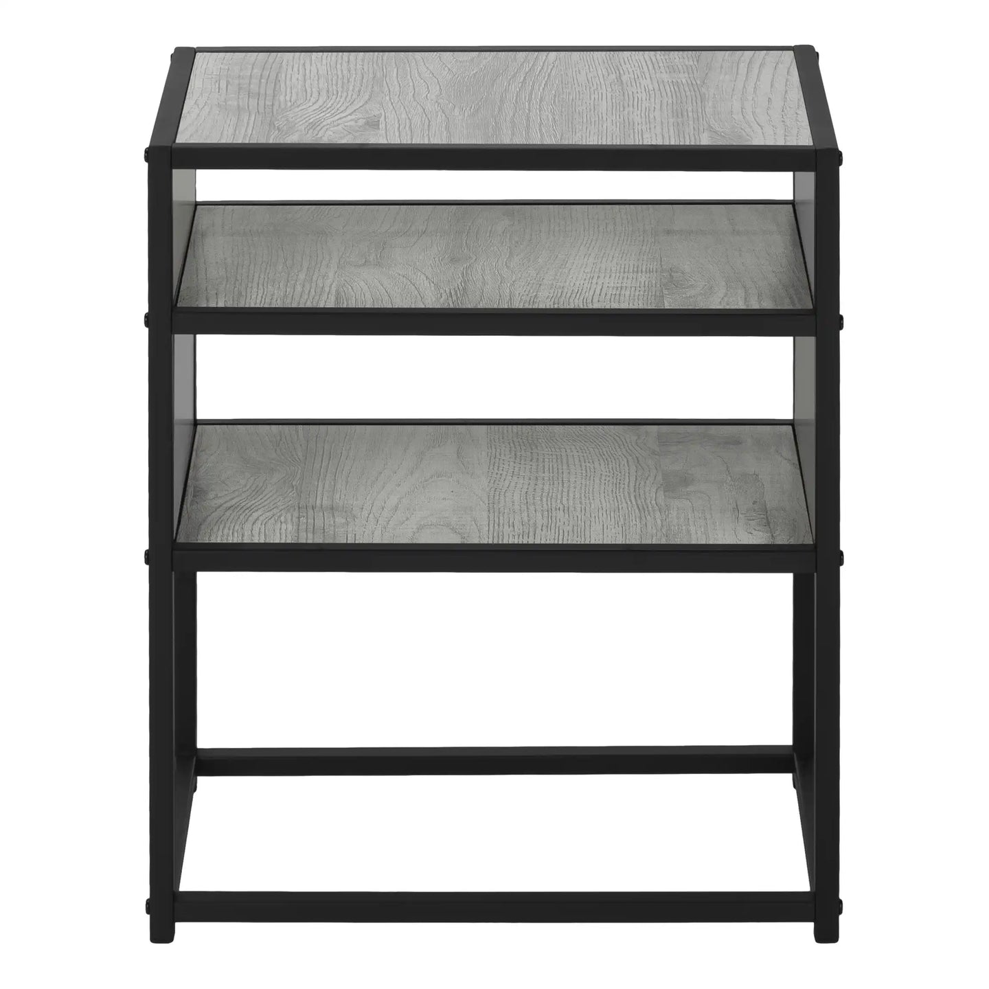 Grey /black Accent Table / Night Stand / Side Table - I 3506