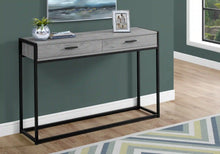 Load image into Gallery viewer, Grey /black Accent Table - I 3510