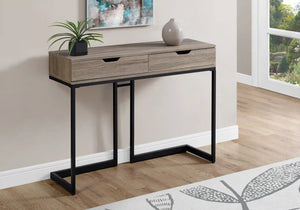 Dark Taupe /black Accent Table - I 3518